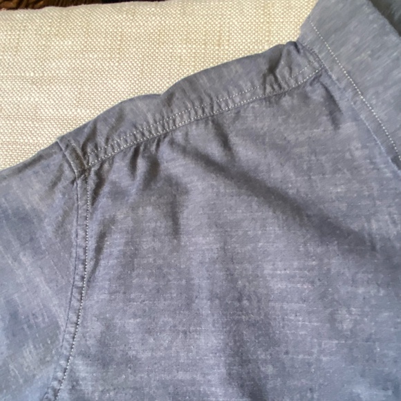 Eddie Bauer Mens Cotton Classic Fit Blue Casual Vacation Button Up Shirt-Sz-2XL - Picture 4 of 15